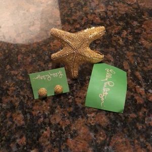 Lilly pulitzer jewelry set
